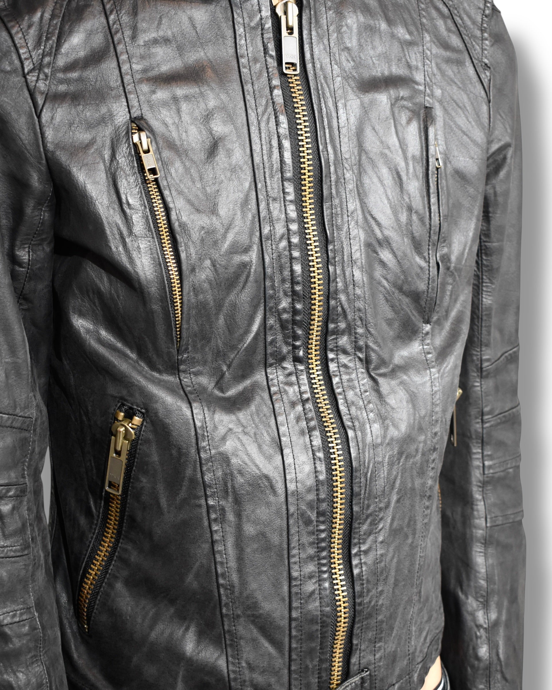 SHINICHIRO KURIYA cow leather jacket