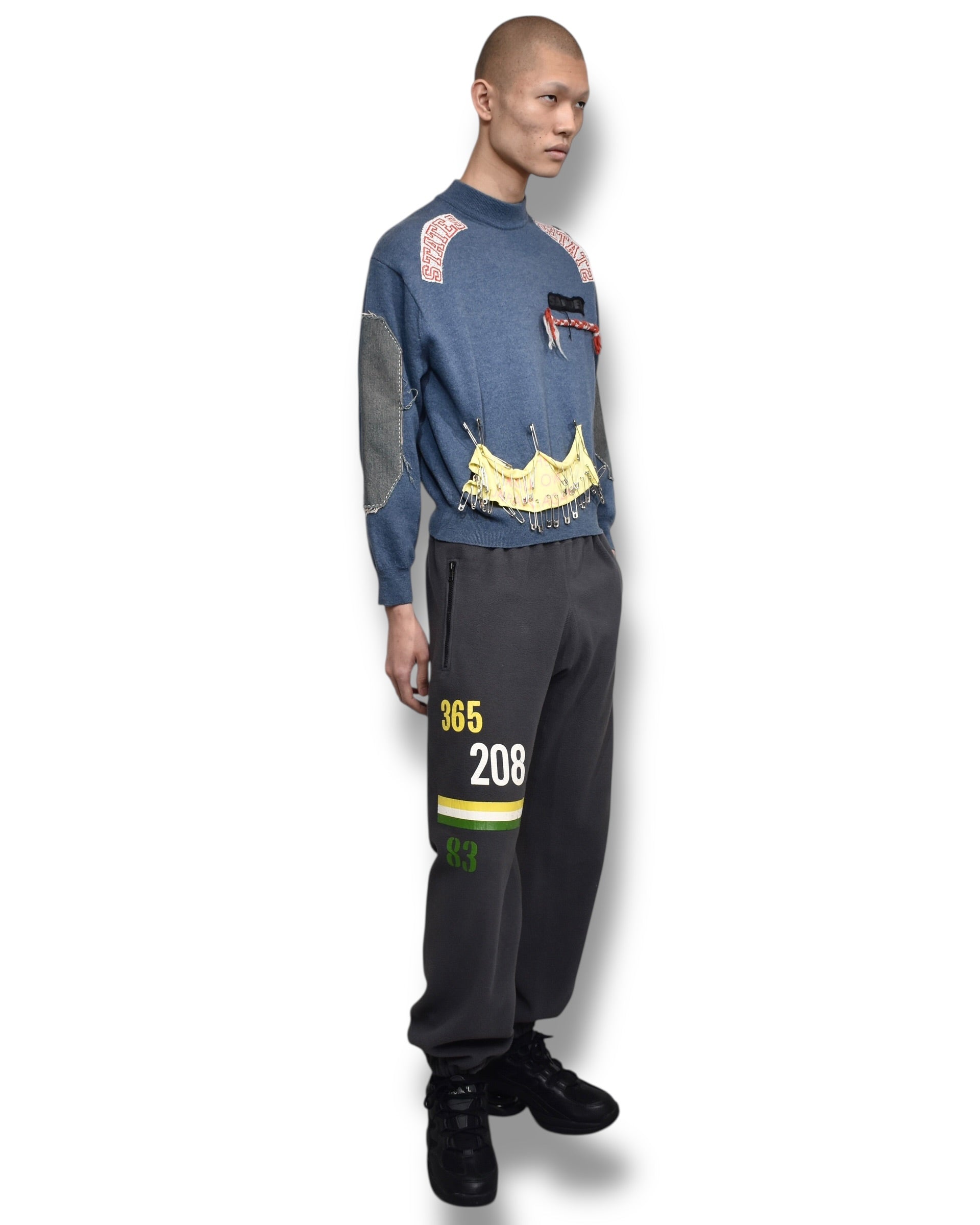 04aw COMME DES GARCONS HOMME PLUS faded sweat pants