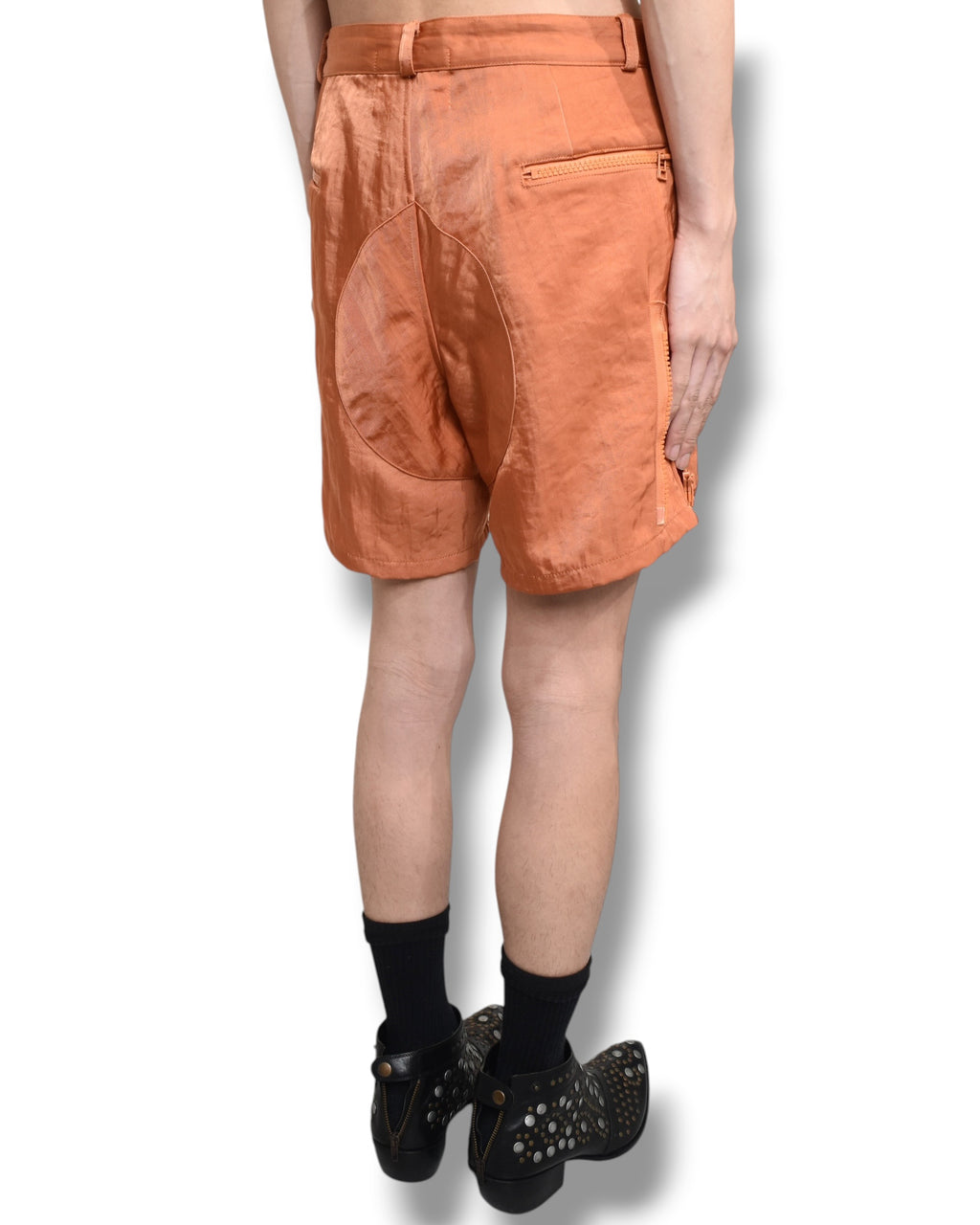 BANALCHICBIZARRE multi zip shorts