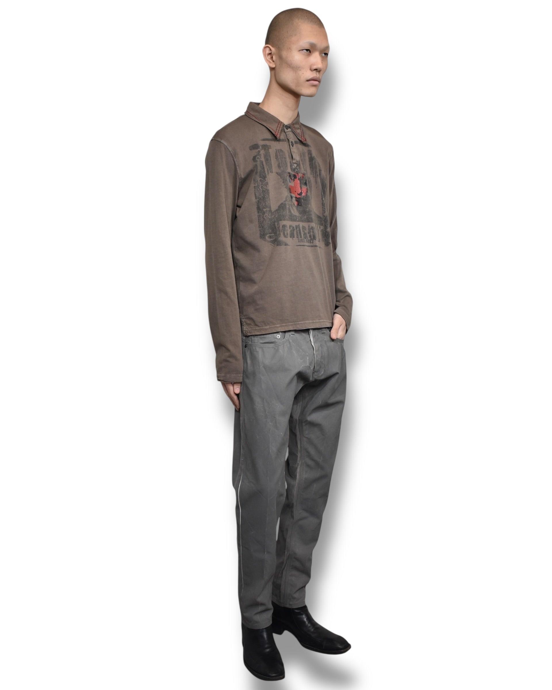 NEIL BARRETT coating denim pants