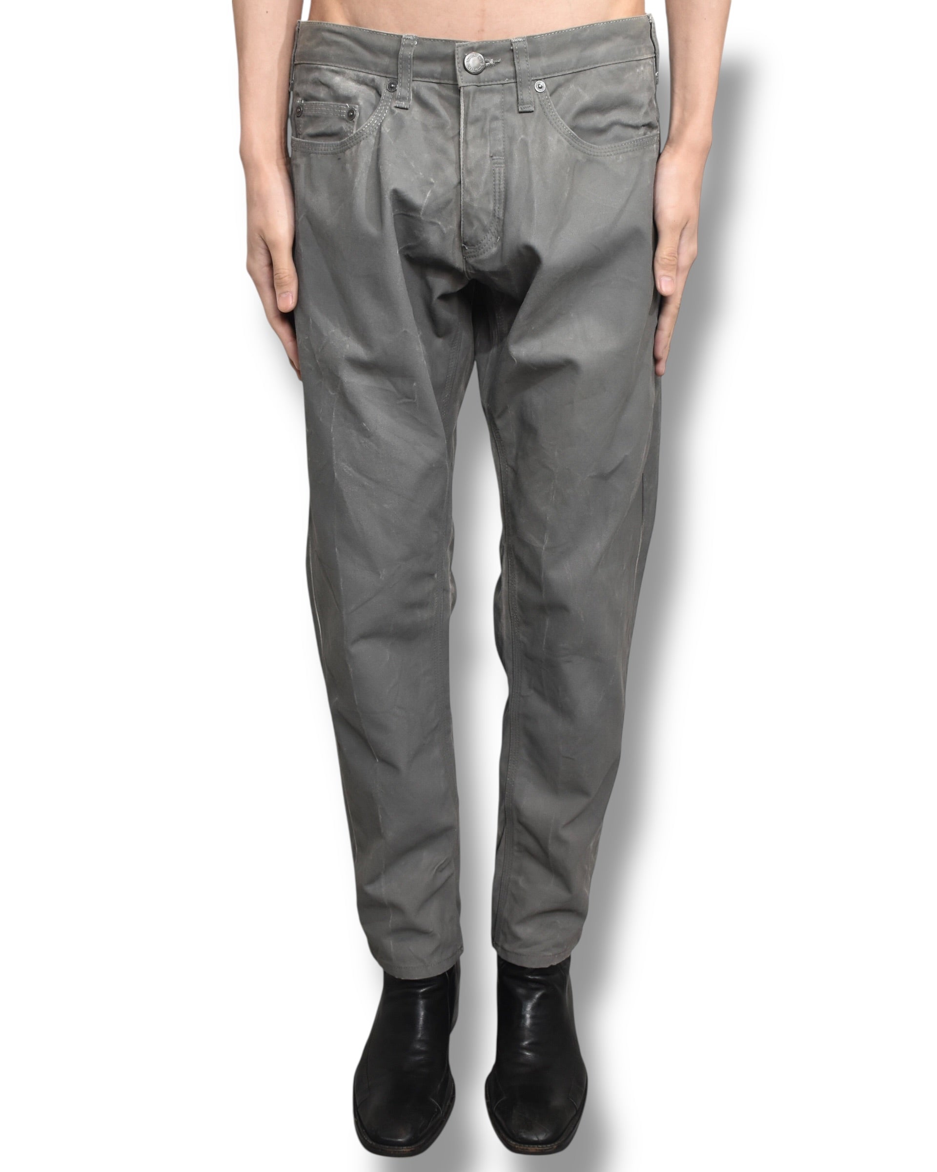 NEIL BARRETT coating denim pants