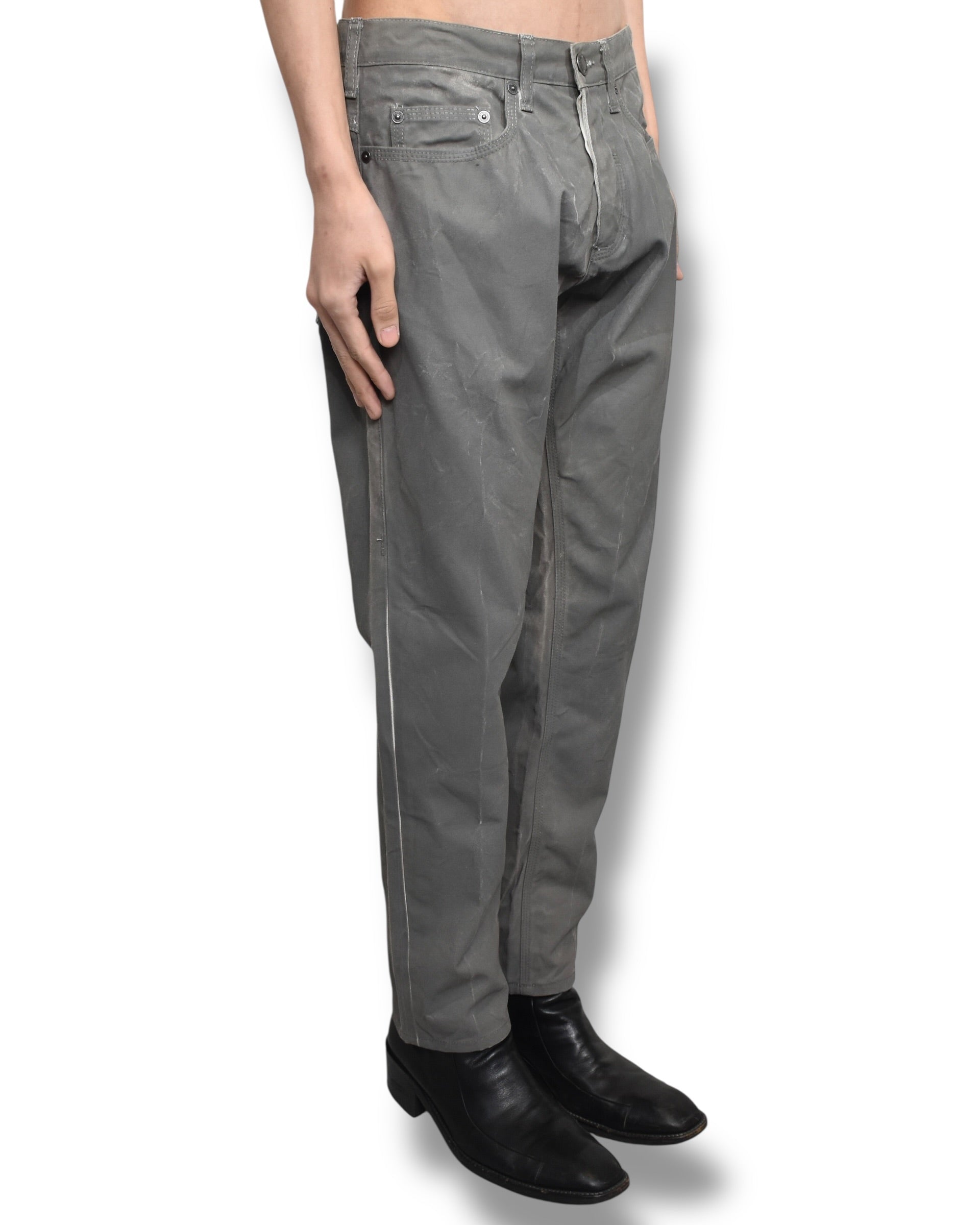 NEIL BARRETT coating denim pants