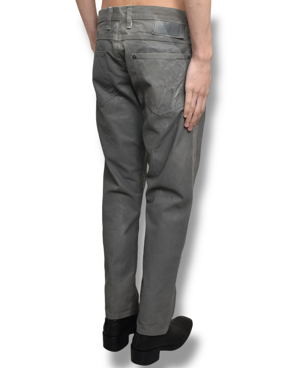 NEIL BARRETT coating denim pants