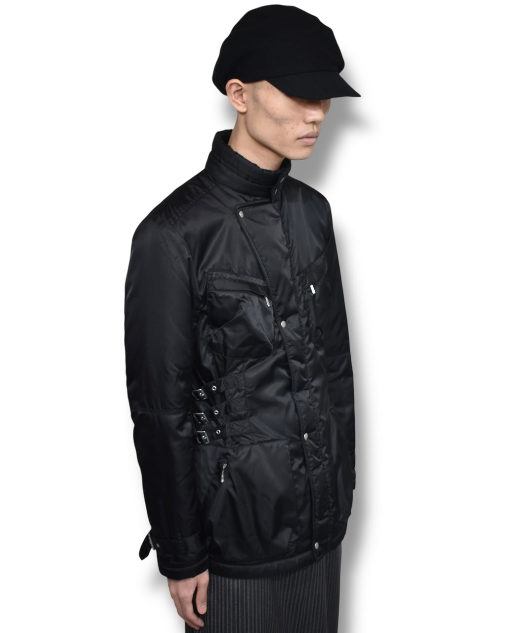 MORGANHOMME asymmetry button up jacket