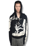 09ss BERNHARD WILLHELM graphic hoodie