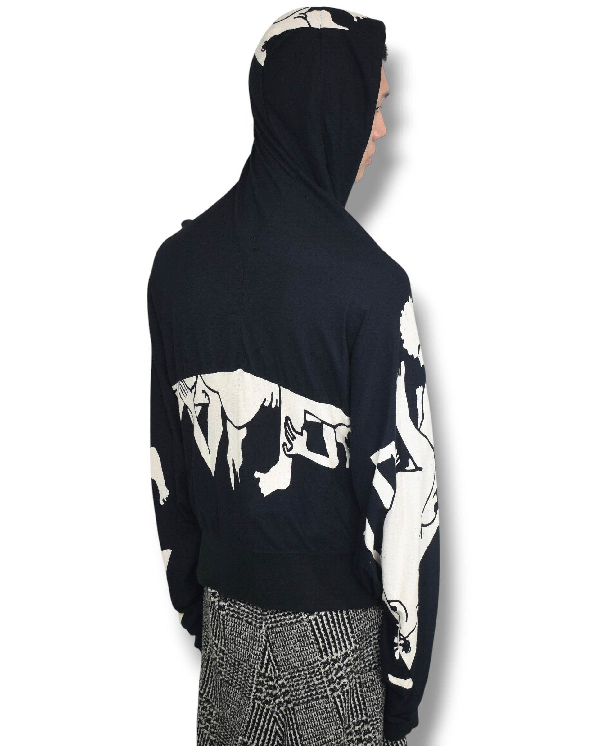09ss BERNHARD WILLHELM graphic hoodie