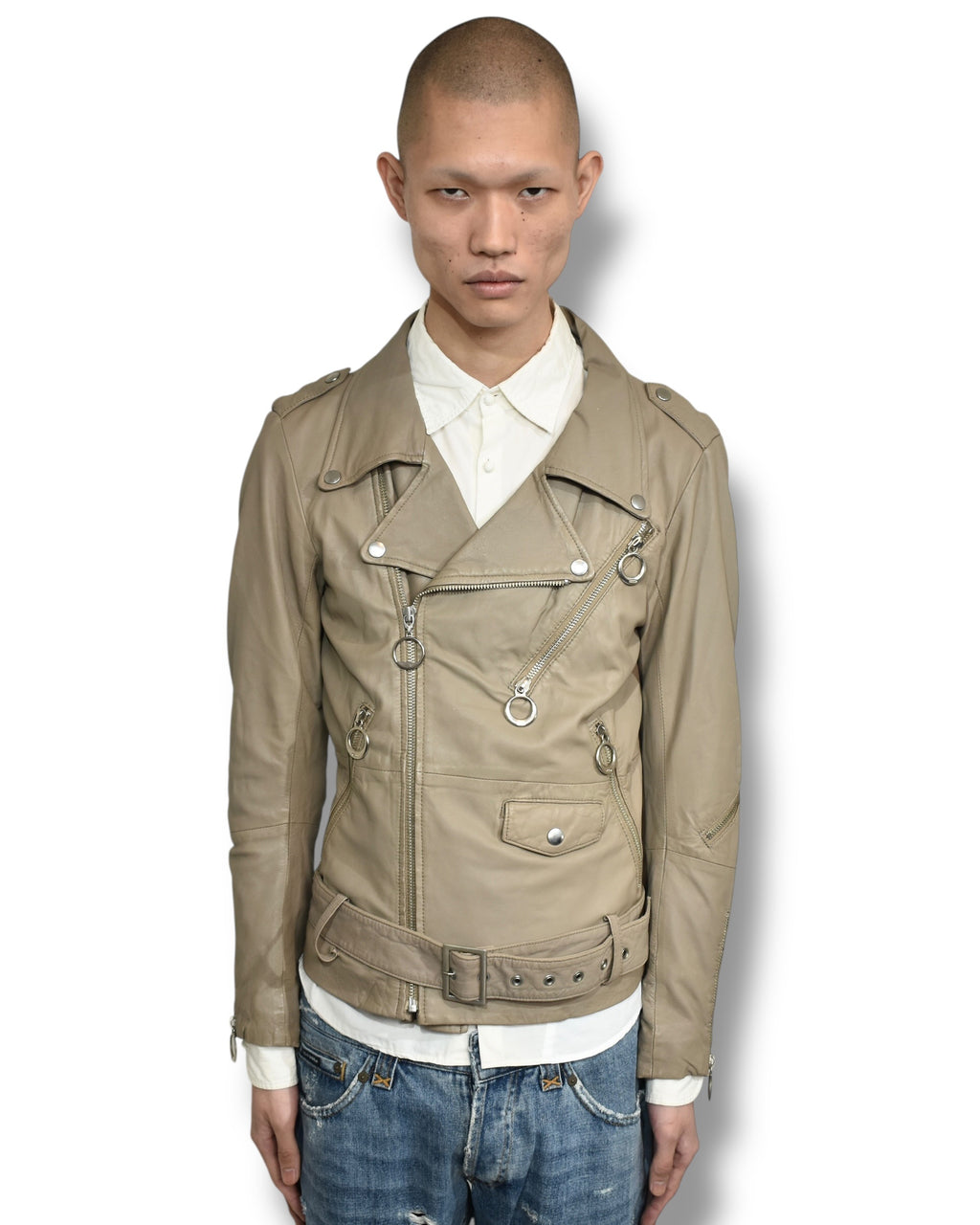 MAKINJANMA double riders leather jacket