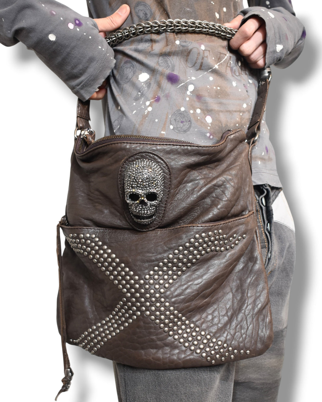 THOMASWYLDE skull hand bag
