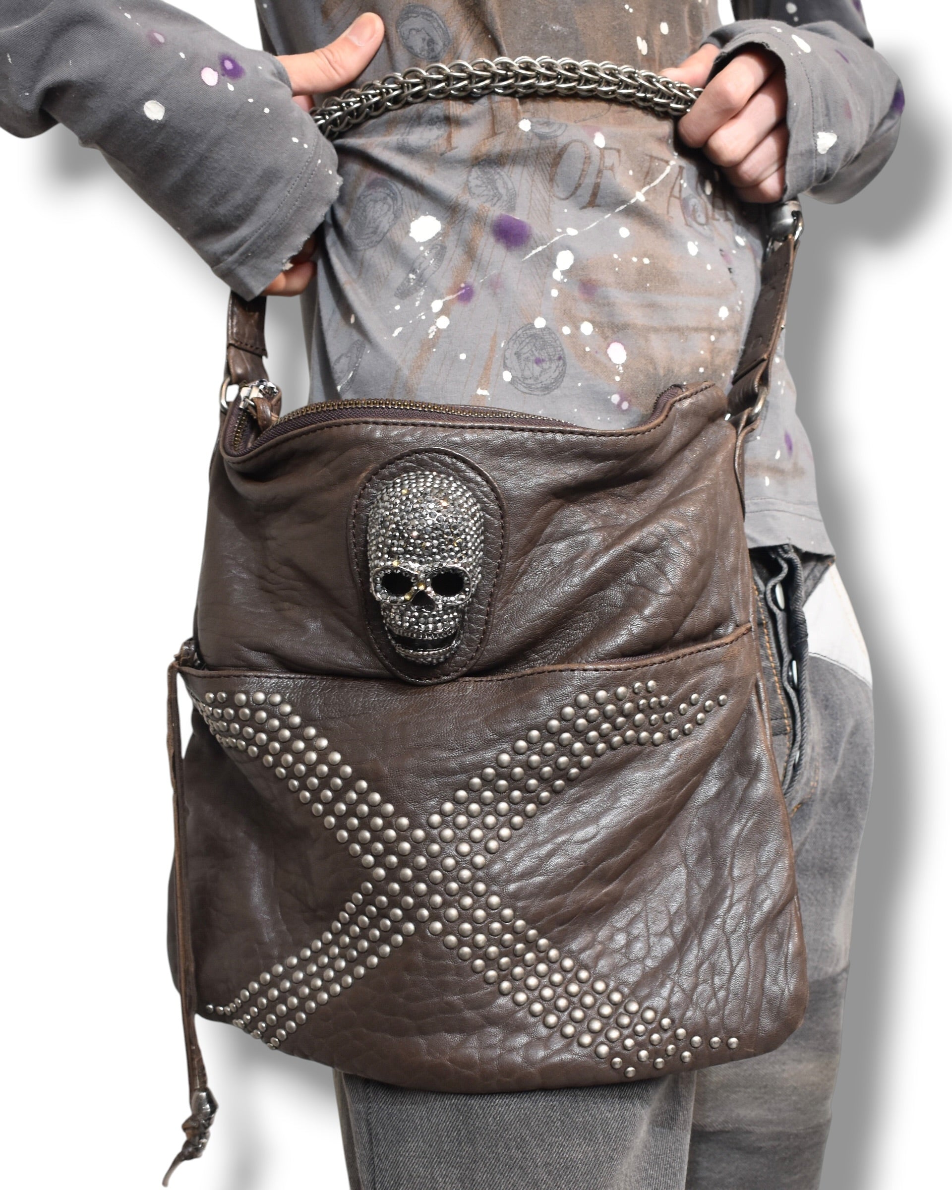 THOMASWYLDE skull hand bag