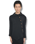 Y's asymmetry knit shirt