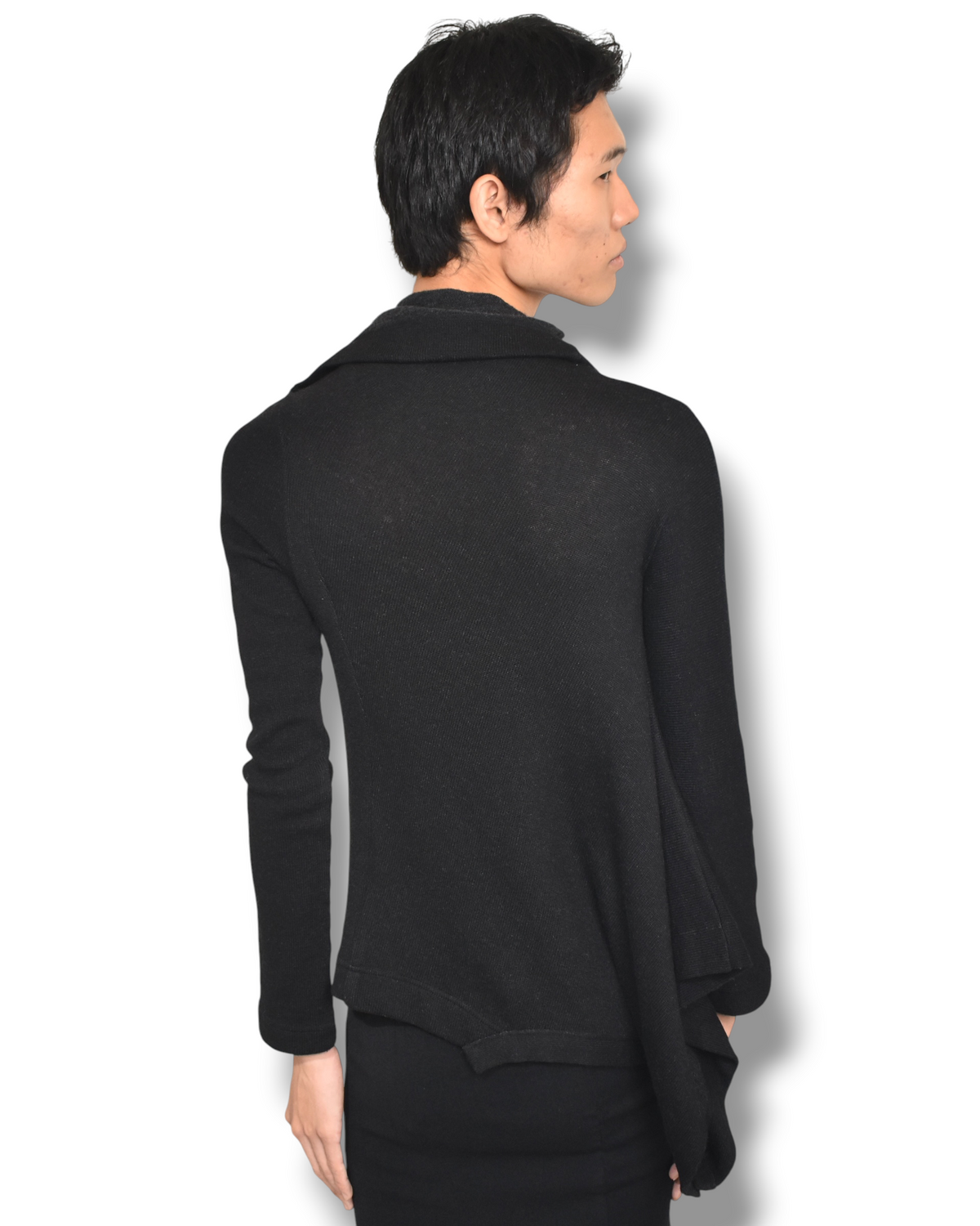 Y's asymmetry knit shirt
