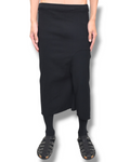 02aw COMME DES GARCONS asymmetry sarouel pants