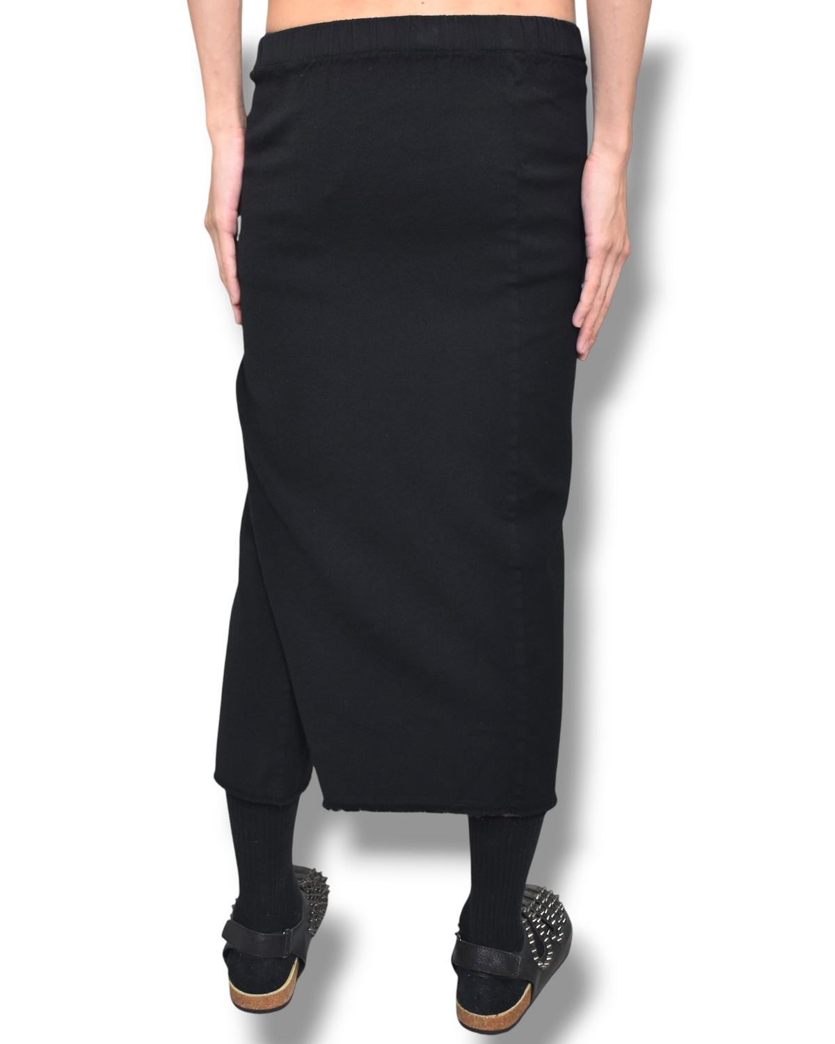 02aw COMME DES GARCONS asymmetry sarouel pants