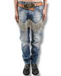 DSQUARED2 rhinestone docking denim pants