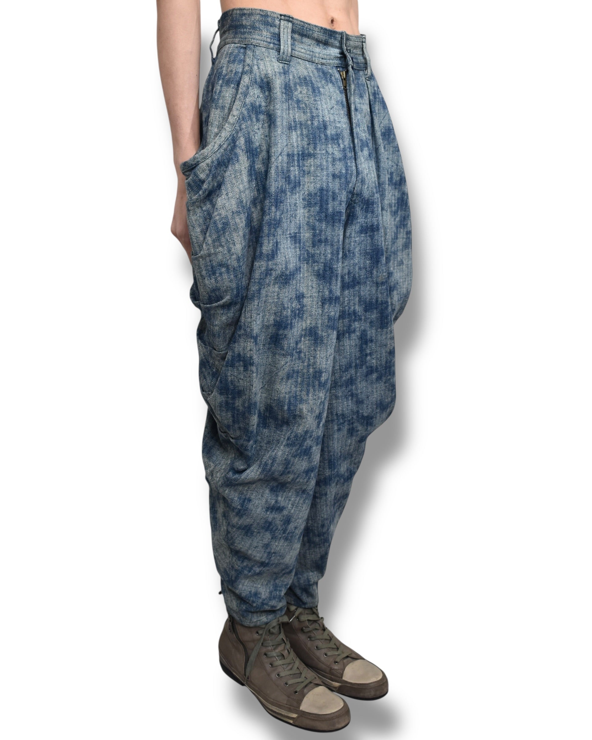 80’s KENSHOABE tapered denim pants