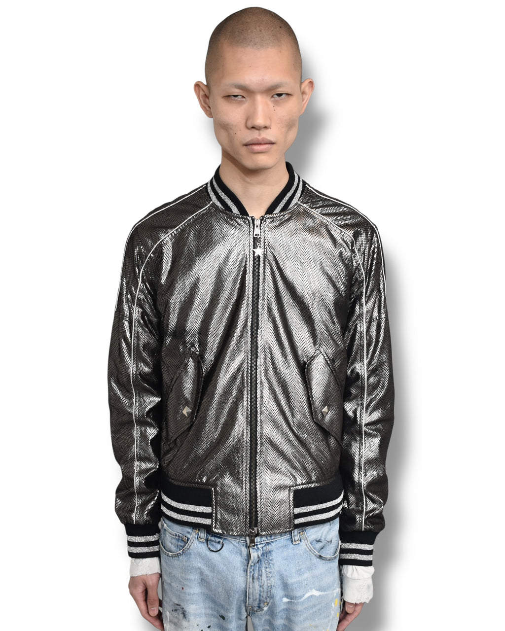 ANDREW MACKENZIE zip up blouson