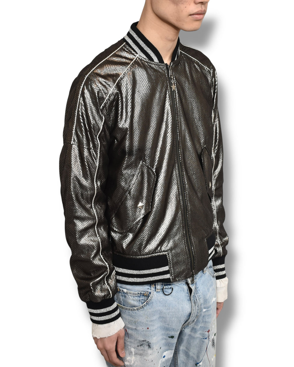 ANDREW MACKENZIE zip up blouson