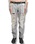 DOLCE&GABBANA damaged denim pants