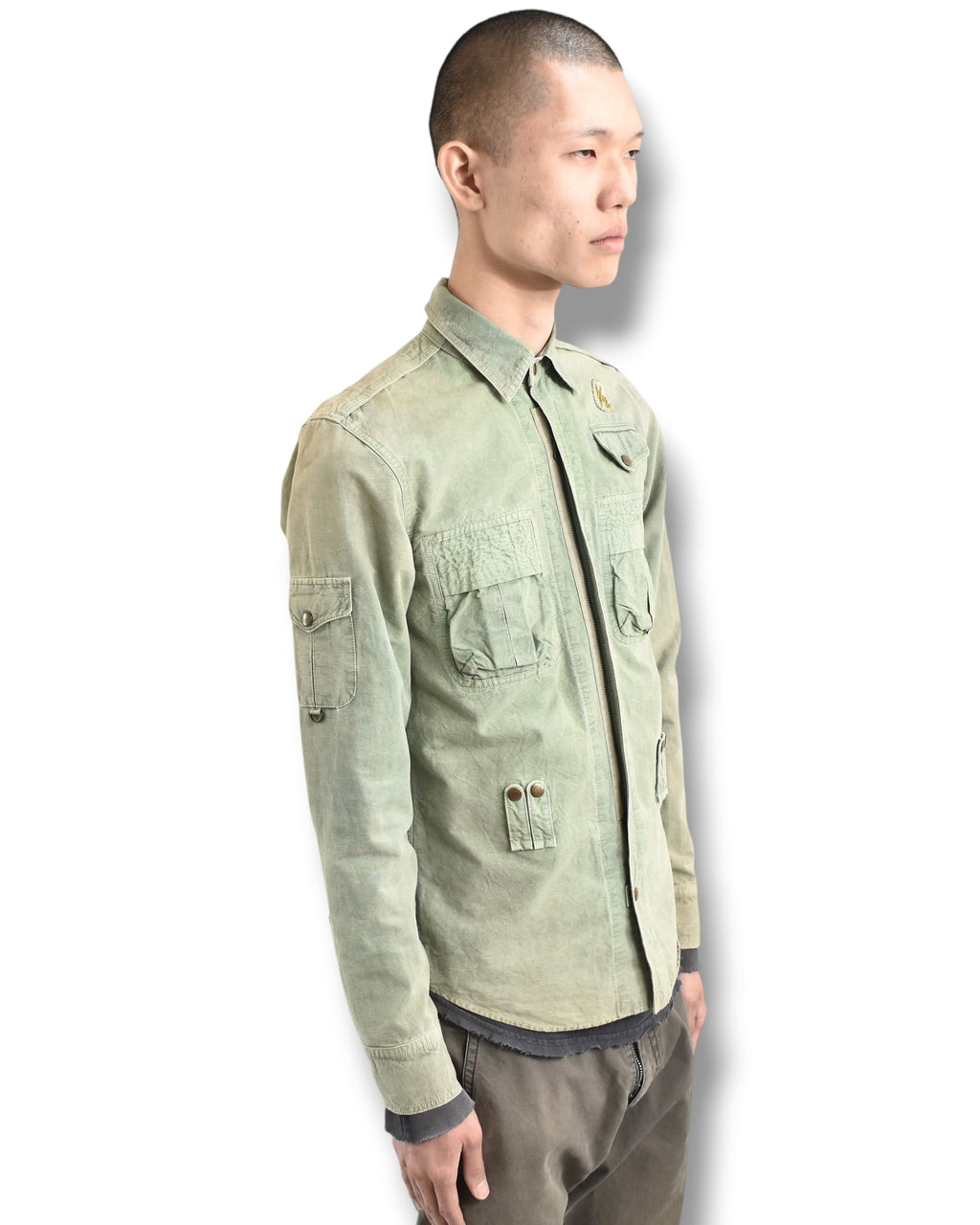 HALB faded military jacket