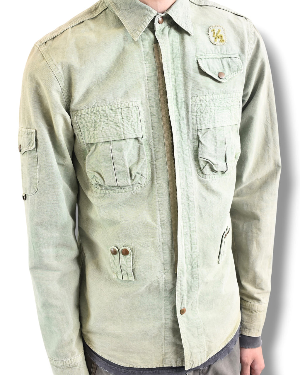 HALB faded military jacket