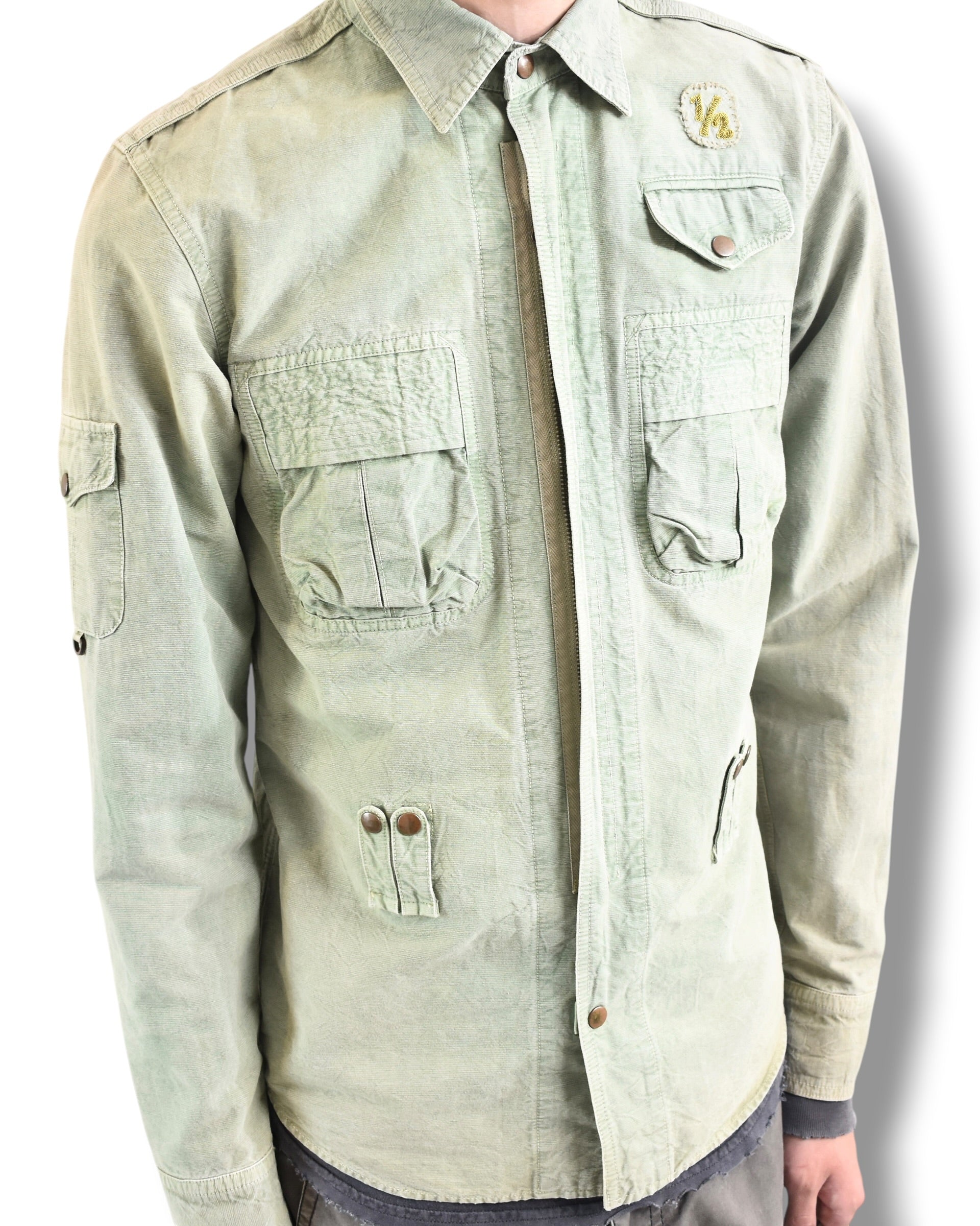 HALB faded military jacket