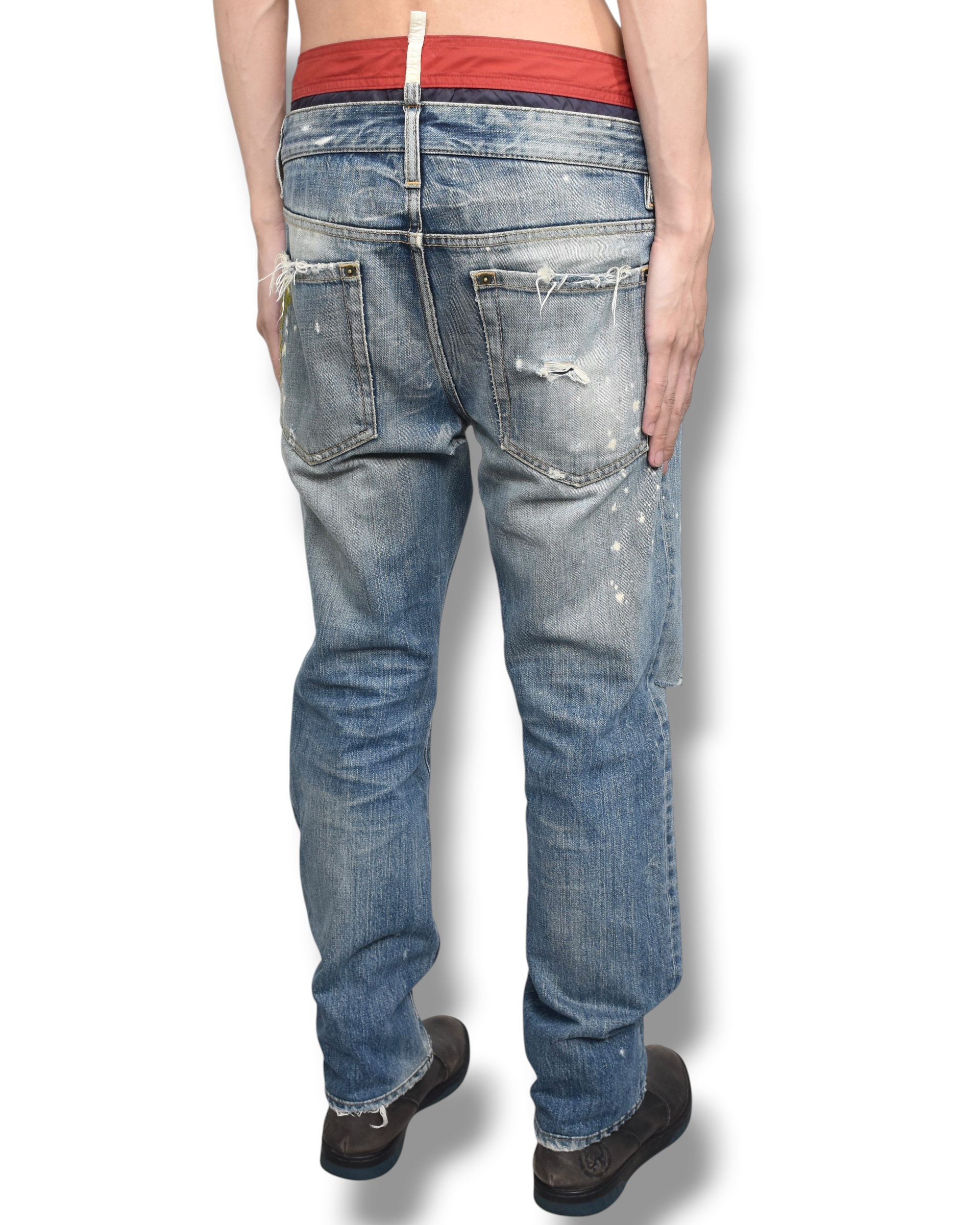 DSQUARED2 trunks docking denim pants