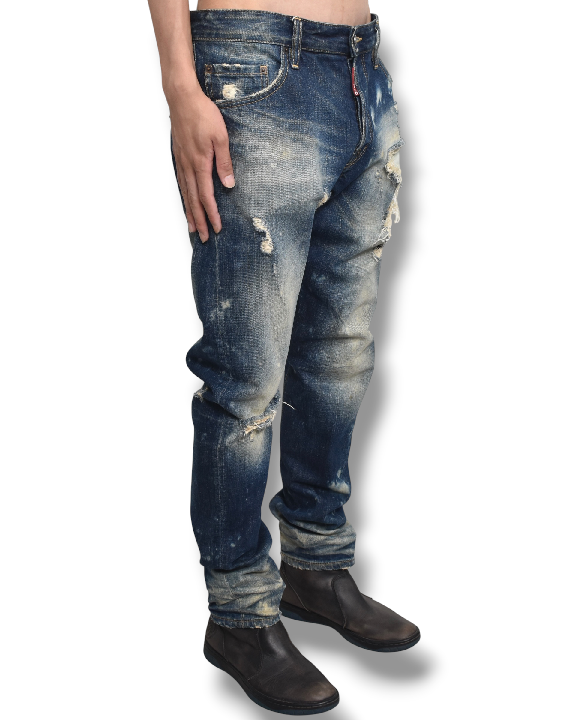 DSQUARED2 crashed denim pants