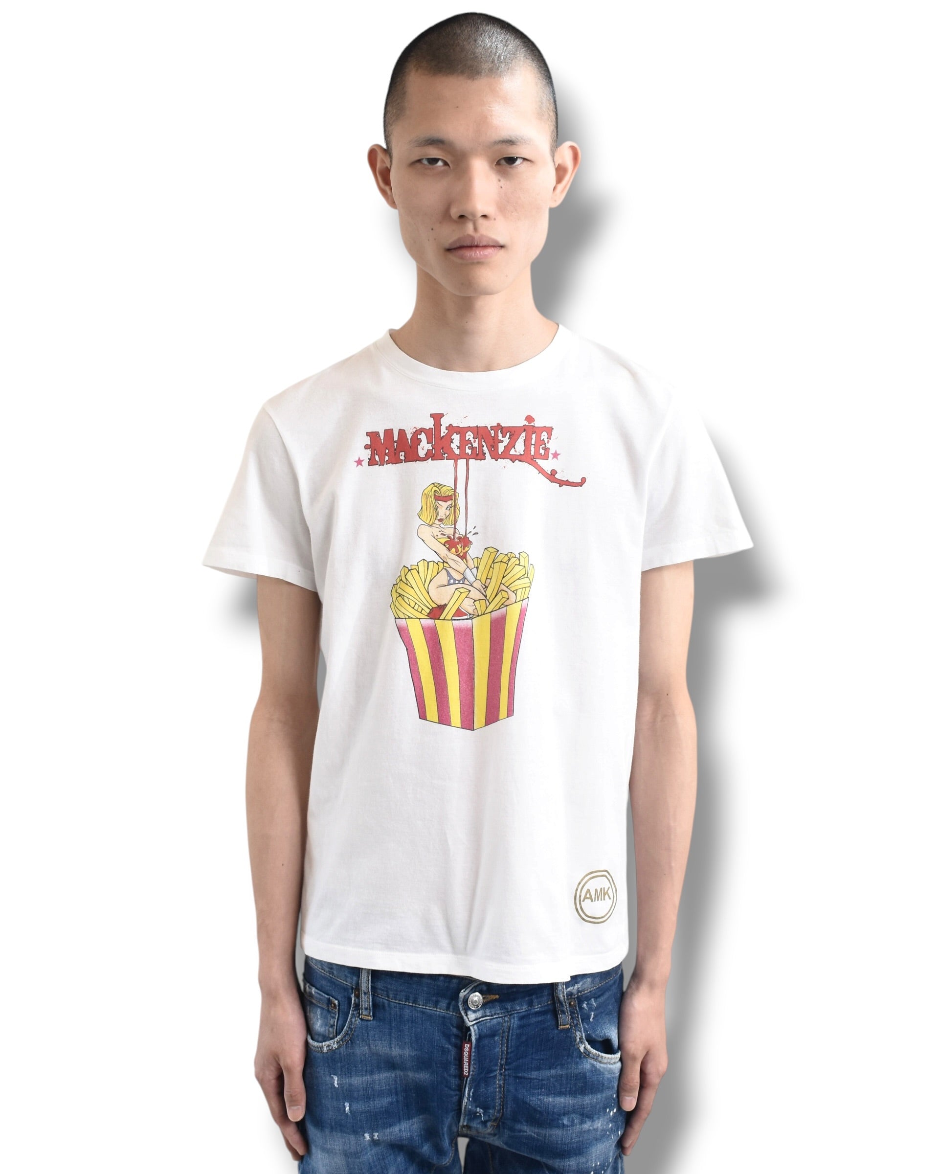 ANDREW MACKENZIE potato graphic t-shirt