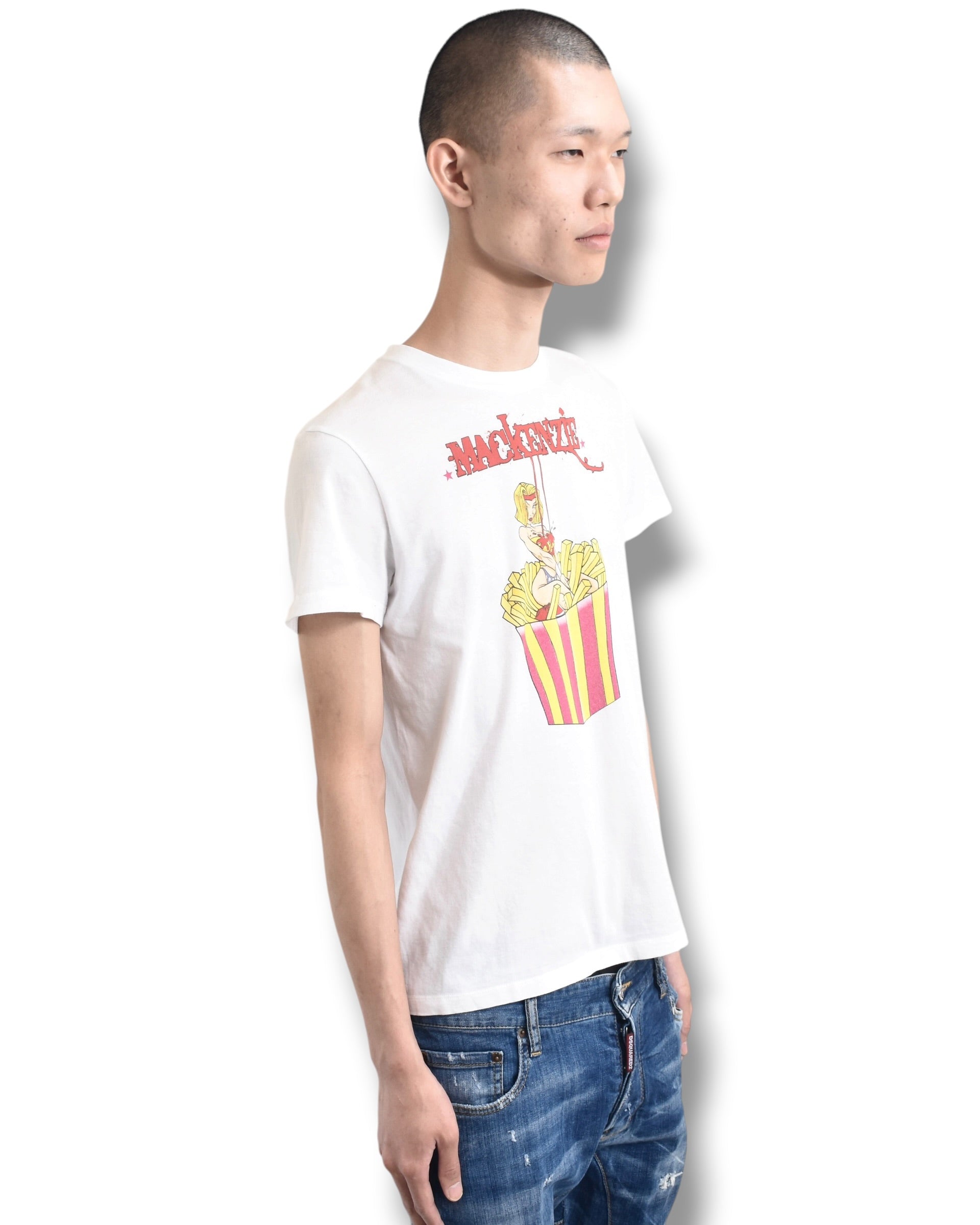 ANDREW MACKENZIE potato graphic t-shirt