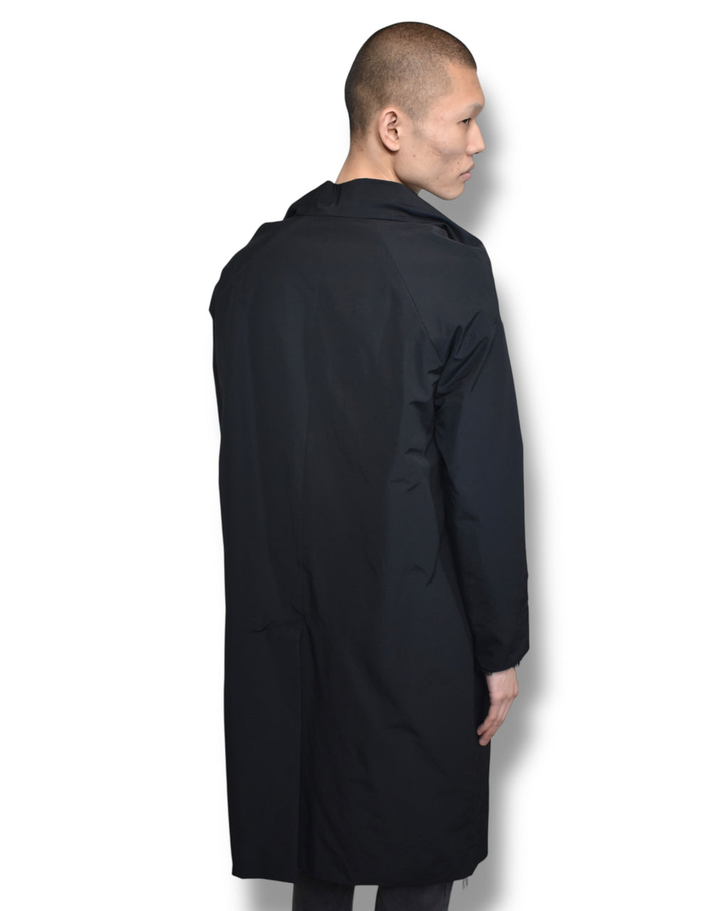 BERNHARD WILLHELM no-collar coat