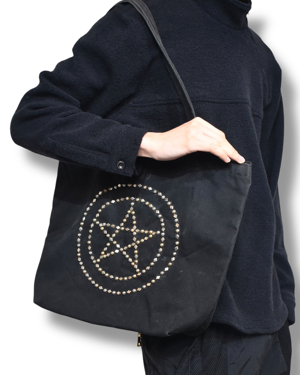 BESS studed boro tote bag