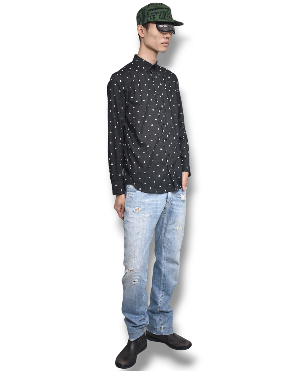 DOLCE&GABBANA faded denim pants