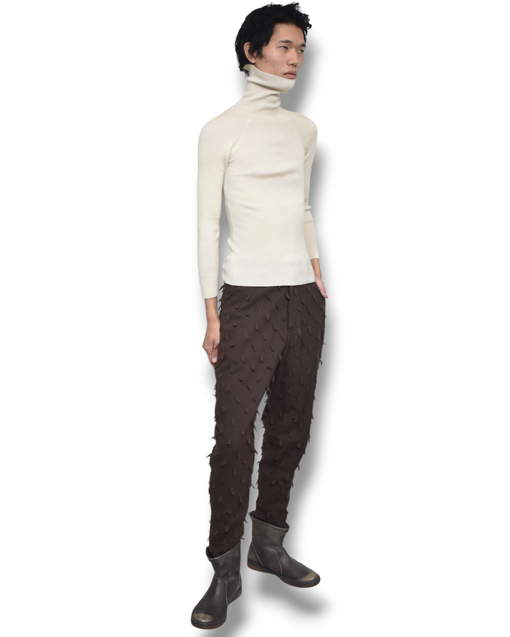 AD2005 JUNYA WATANABE high neck knit top 