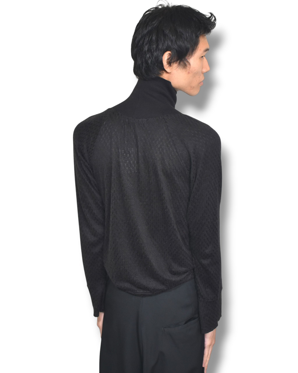 05ss JUNYA WATANABE high neck mesh knit top