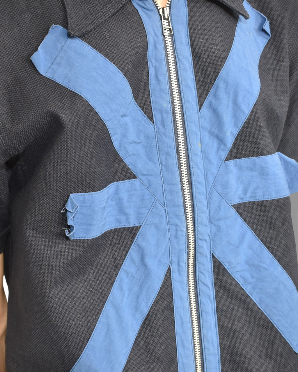 YASUYUKI ISHII zip up short sleeve shirt