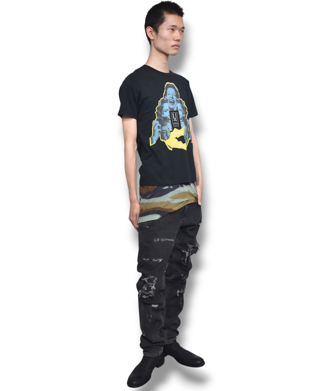 DOLCE&GABBANA damaged denim pants