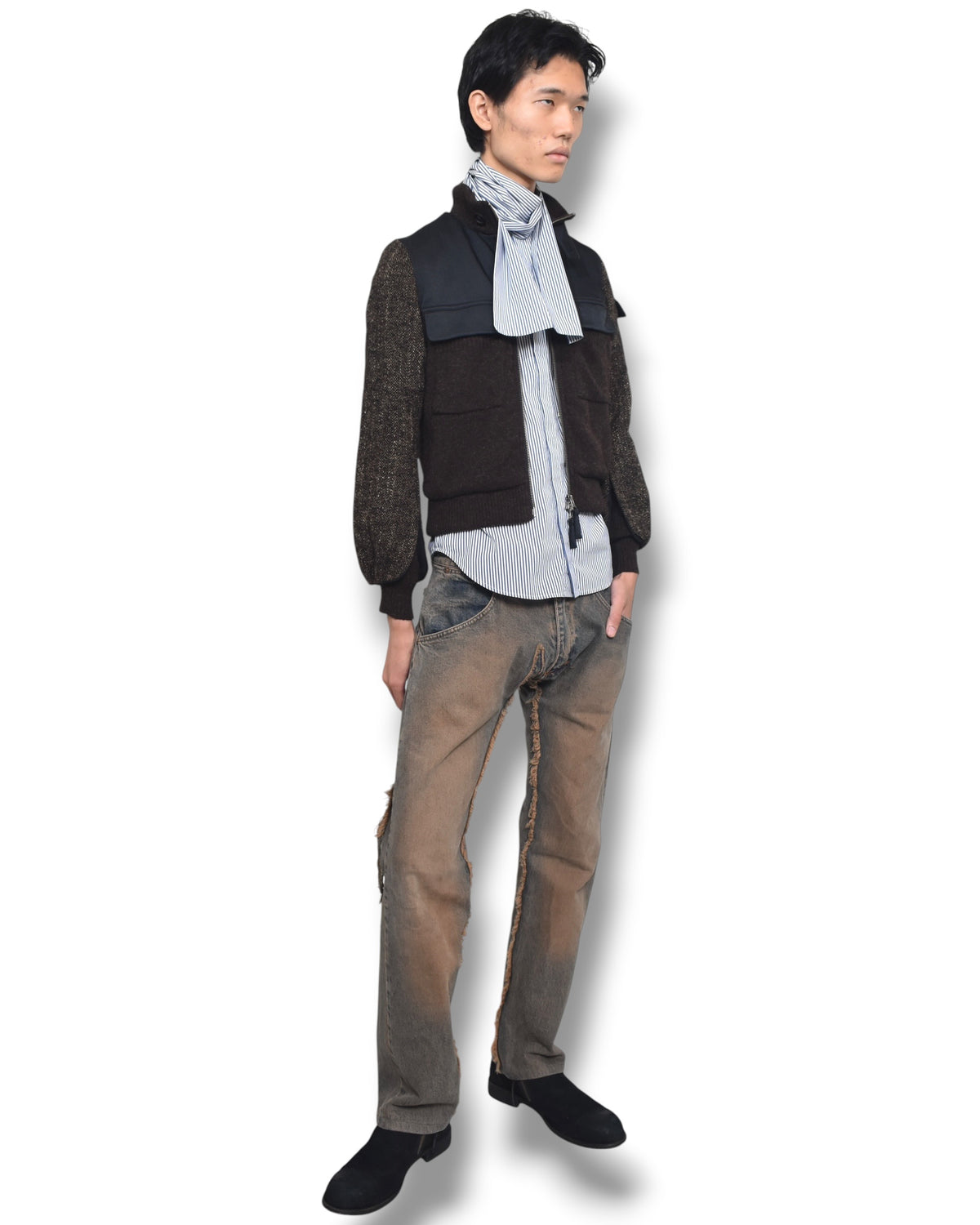 09aw JEAN PAUL GAULTIER cropped blouson