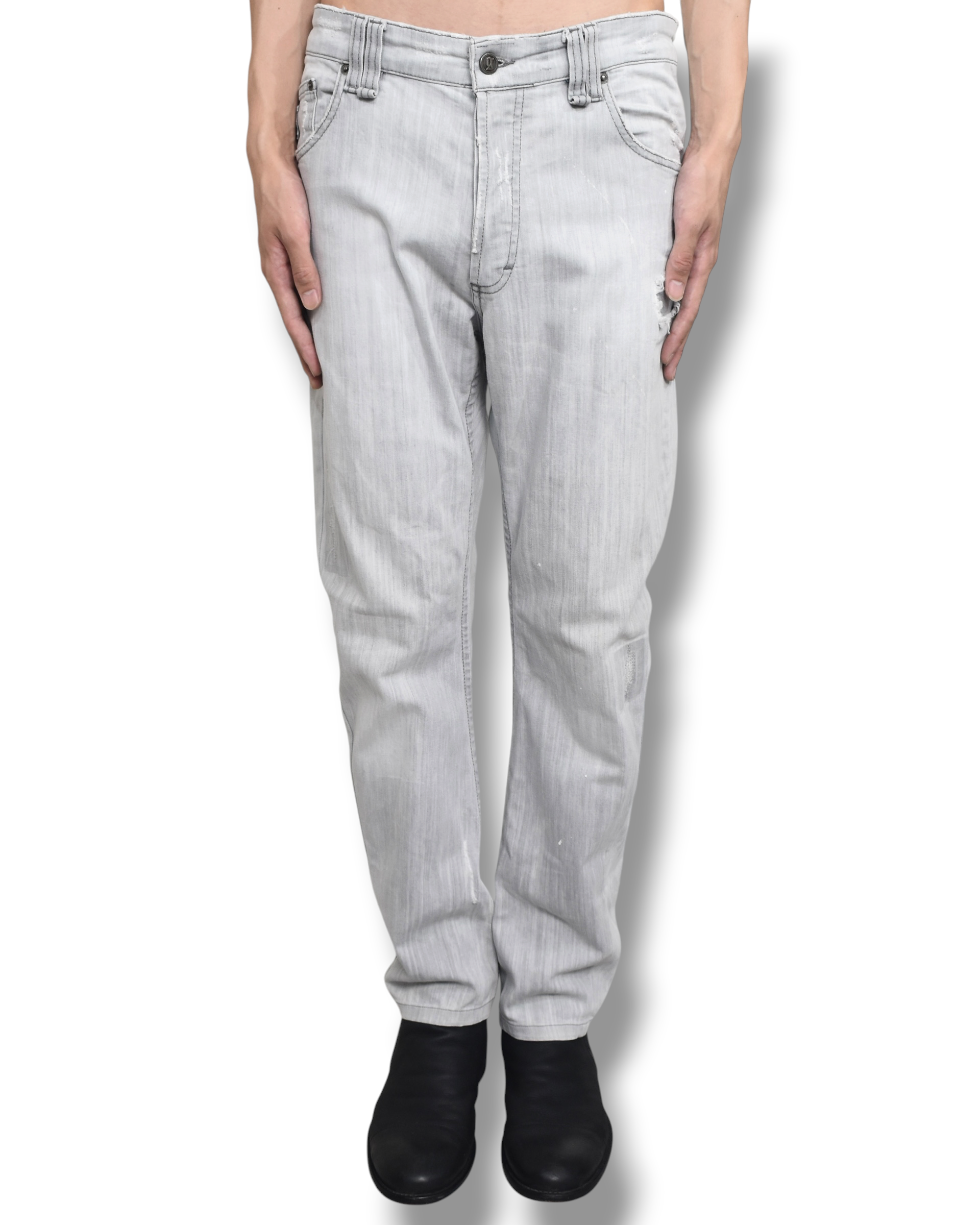 GALLIANO faded denim pants