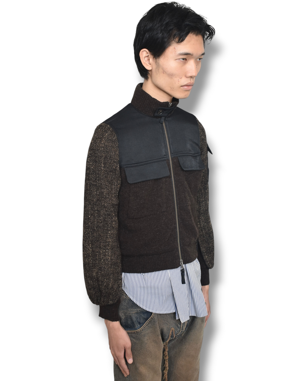 09aw JEAN PAUL GAULTIER cropped blouson