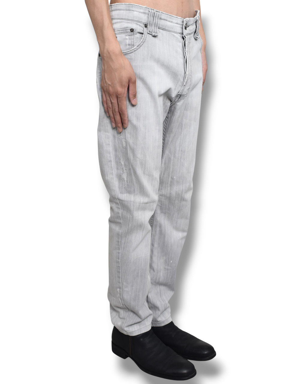GALLIANO faded denim pants