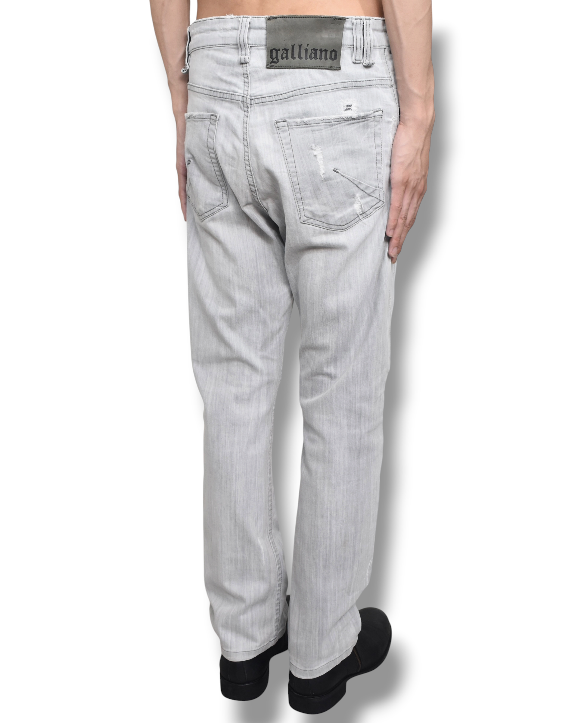 GALLIANO faded denim pants