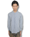 DSQUARED2 long collar stripe shirt