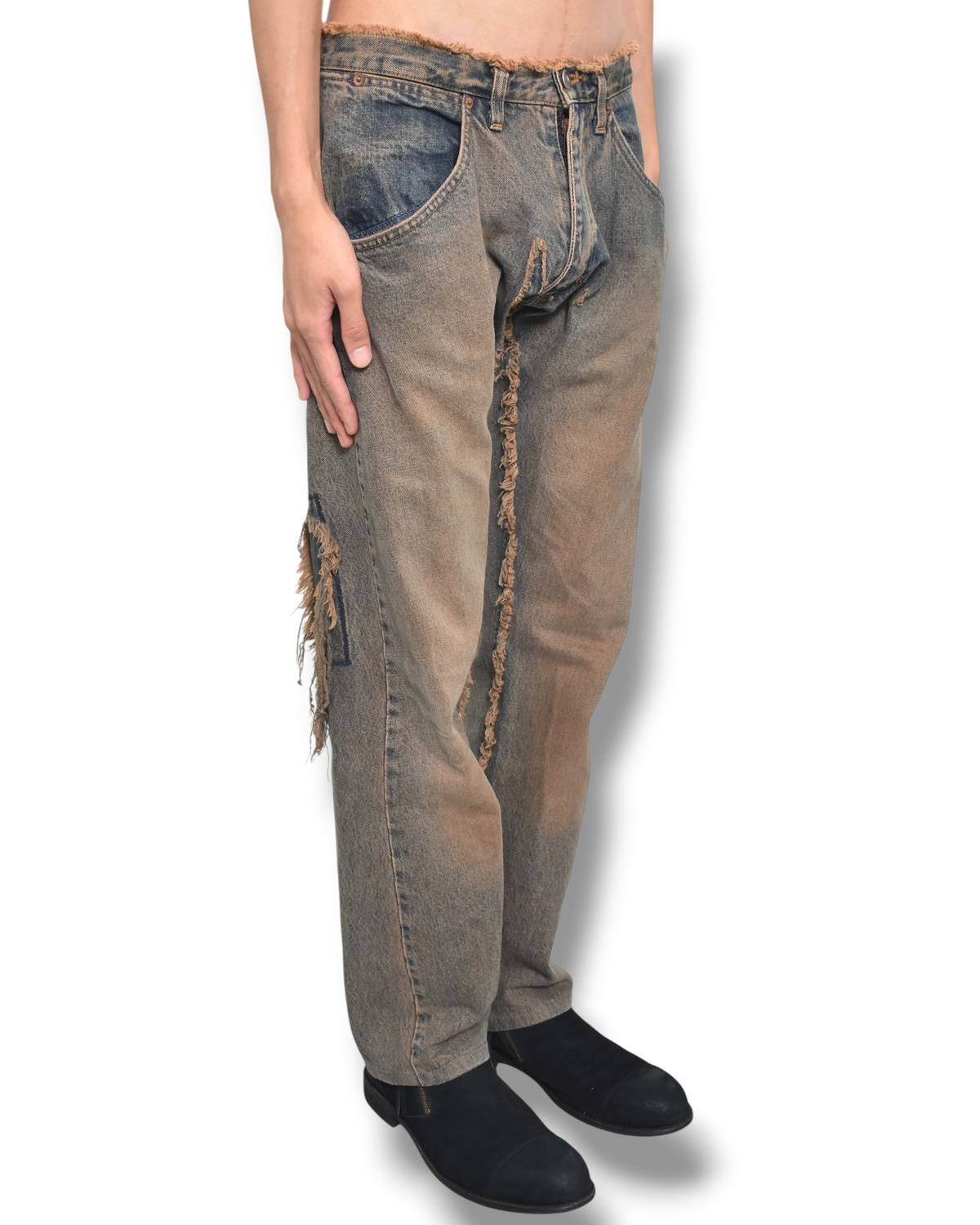 ANDREW MACKENZIE straight denim pants