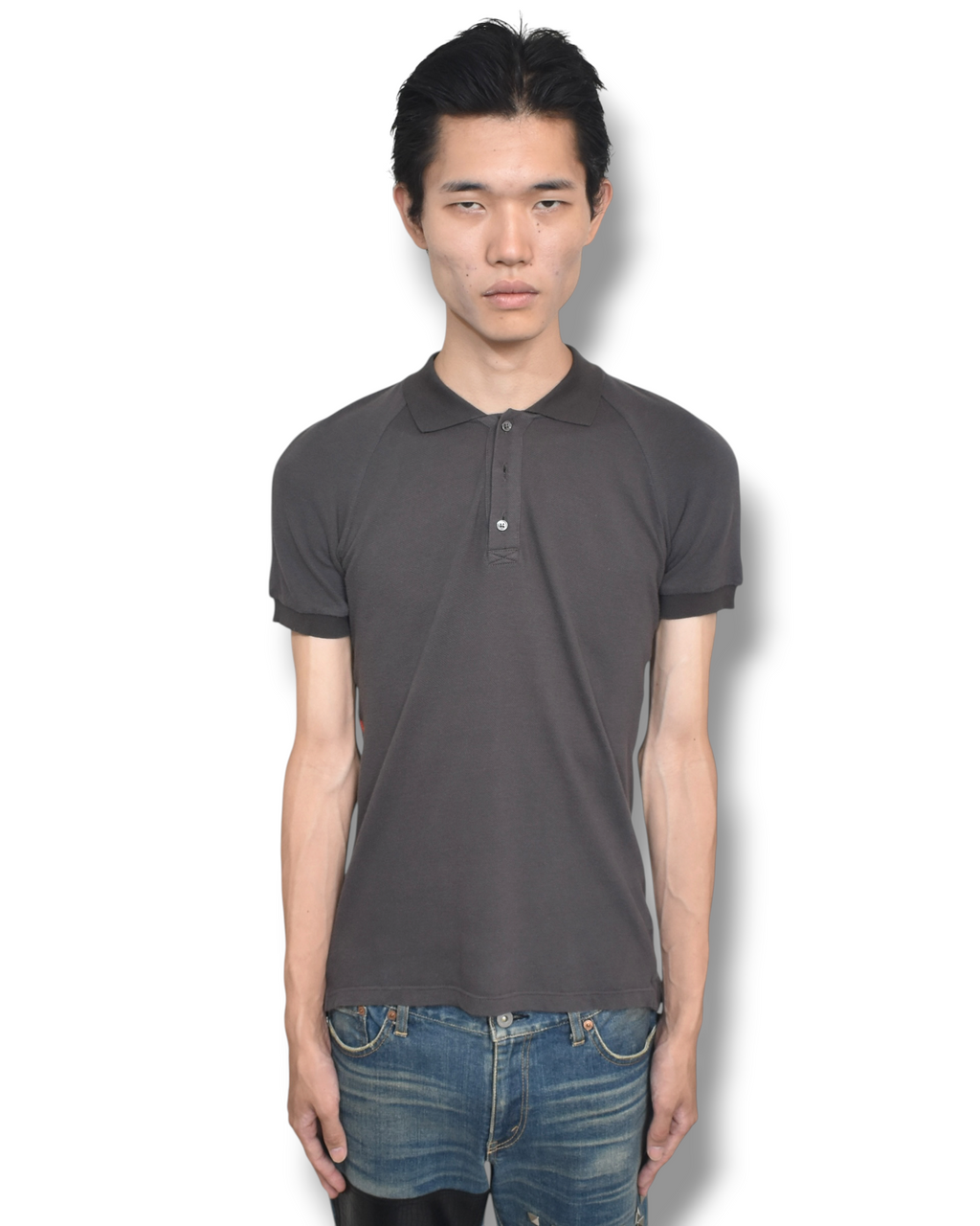 JOHN GALLIANO back graphic polo shirt