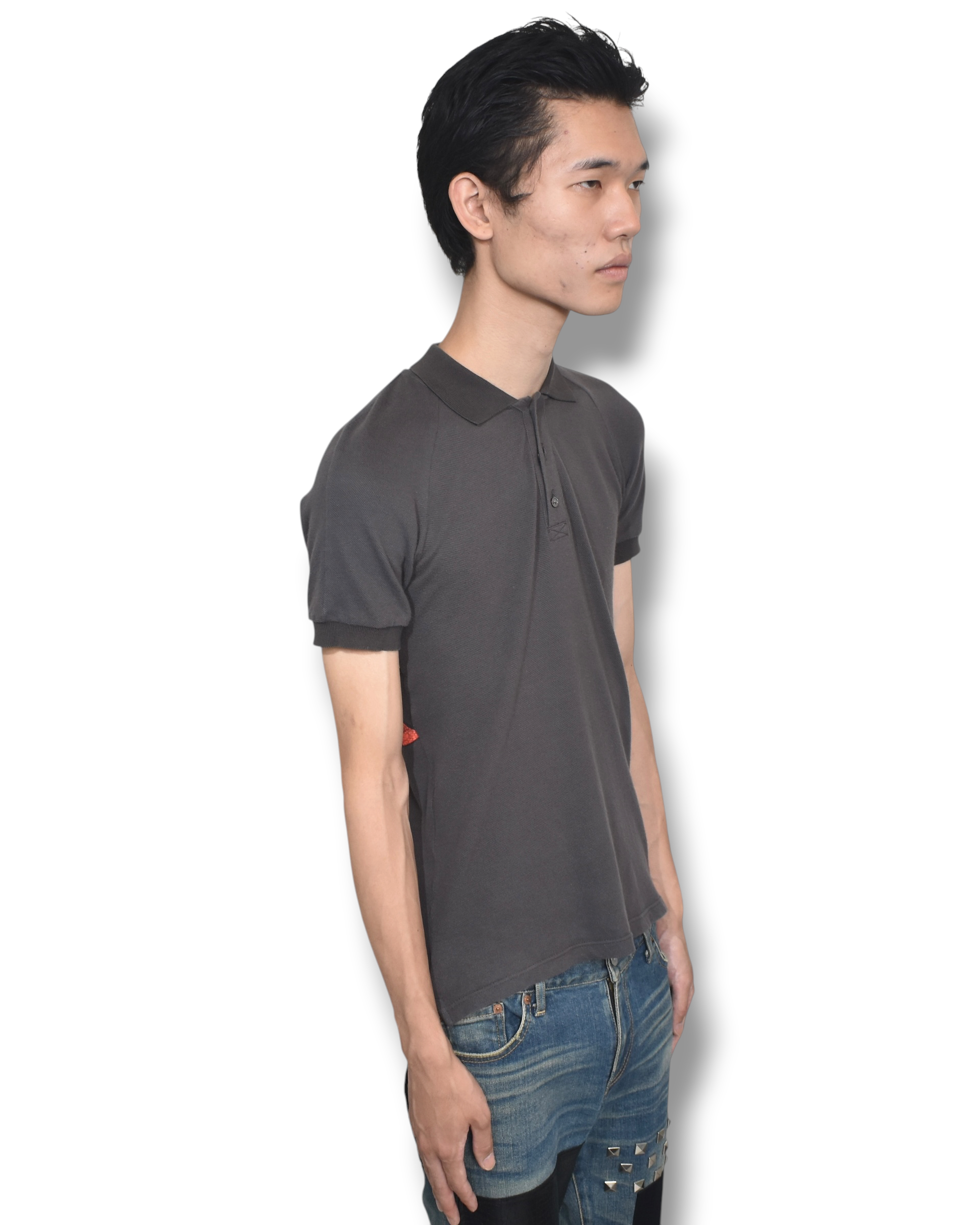 JOHN GALLIANO back graphic polo shirt
