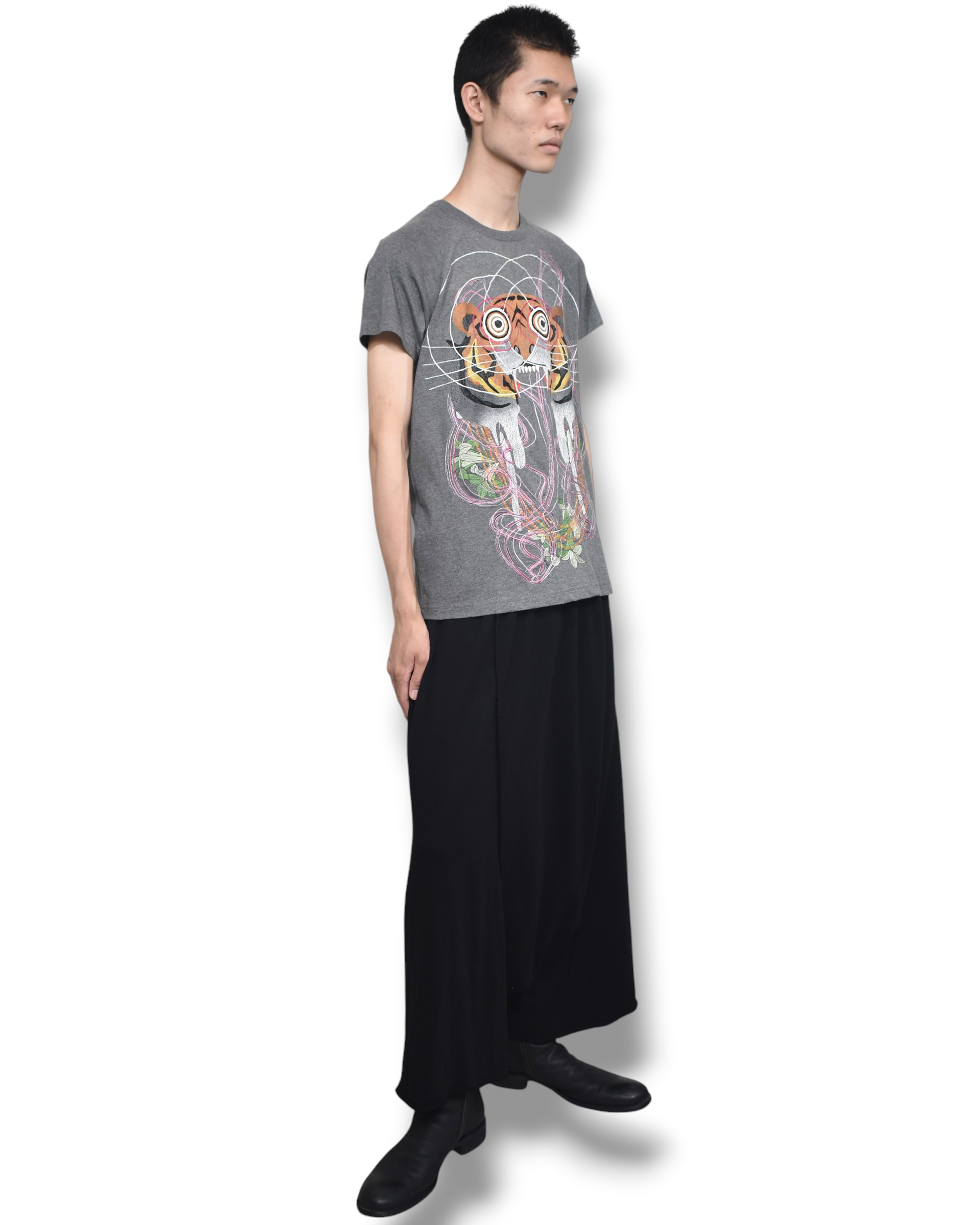 MAHARISHI tiger embroidered T-shirt