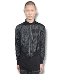 ZUCCA embroidered zip up blouson