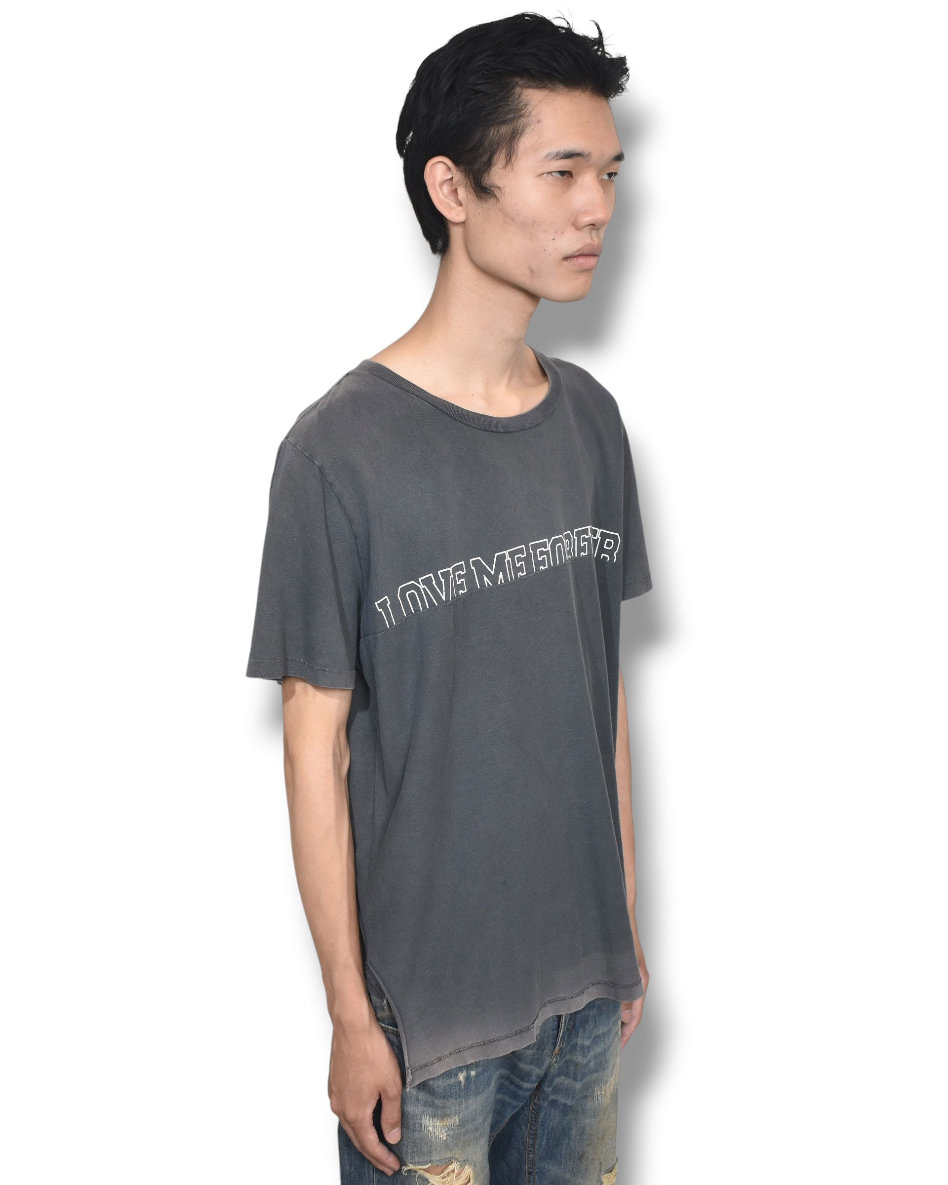 17ss SAINT LAURENT faded t-shirt