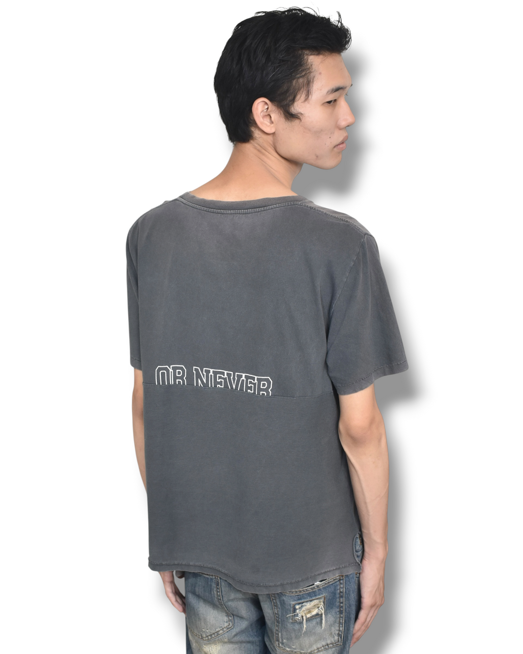 17ss SAINT LAURENT faded t-shirt