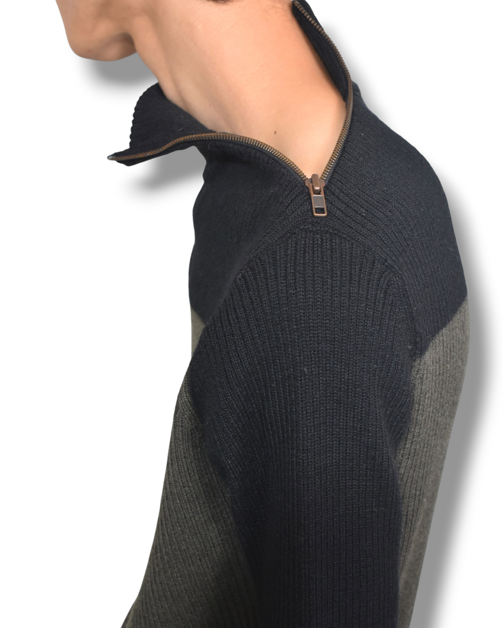 GAULTIER JEANS high neck knit top
